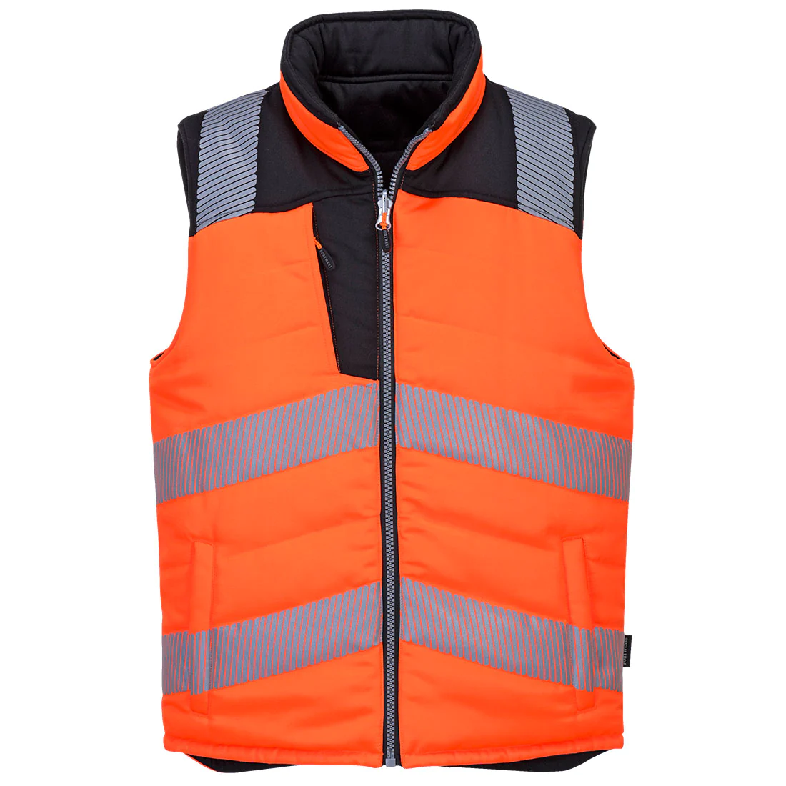 HI-VIS REVERSIBLE BODYWARMER